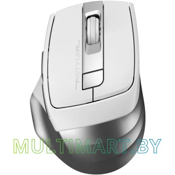 Мышь A4Tech Fstyler FG35S (серебристый/белый)